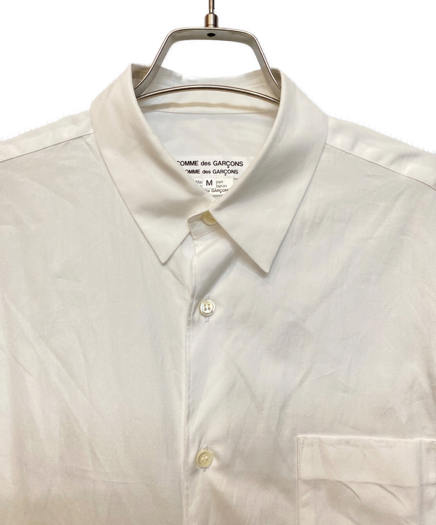 COMME des GARCONSロングシャツワンピースビッグ襟