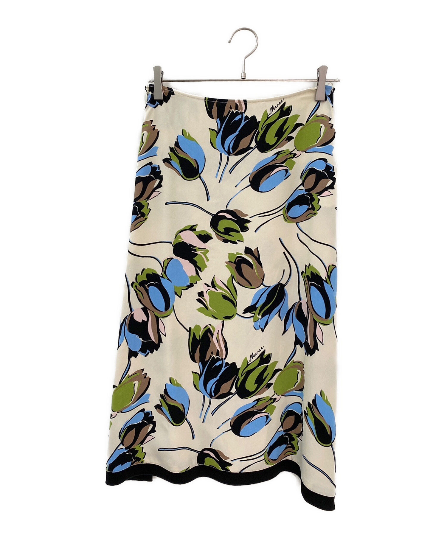 中古・古着通販】MARNI (マルニ) 花柄Aラインミディスカート  