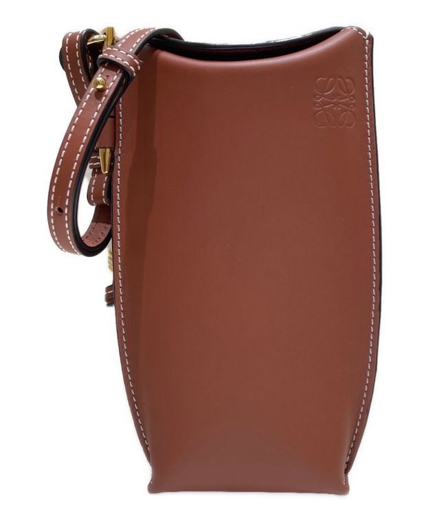 LOEWE ロエベ ゲートポケット タン スマホショルダーバッグ