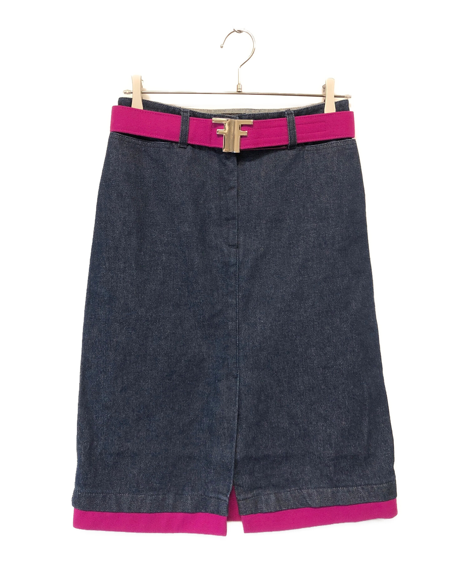 中古・古着通販】FENDI jeans (フェンディ ジーンズ) デニムスカート  
