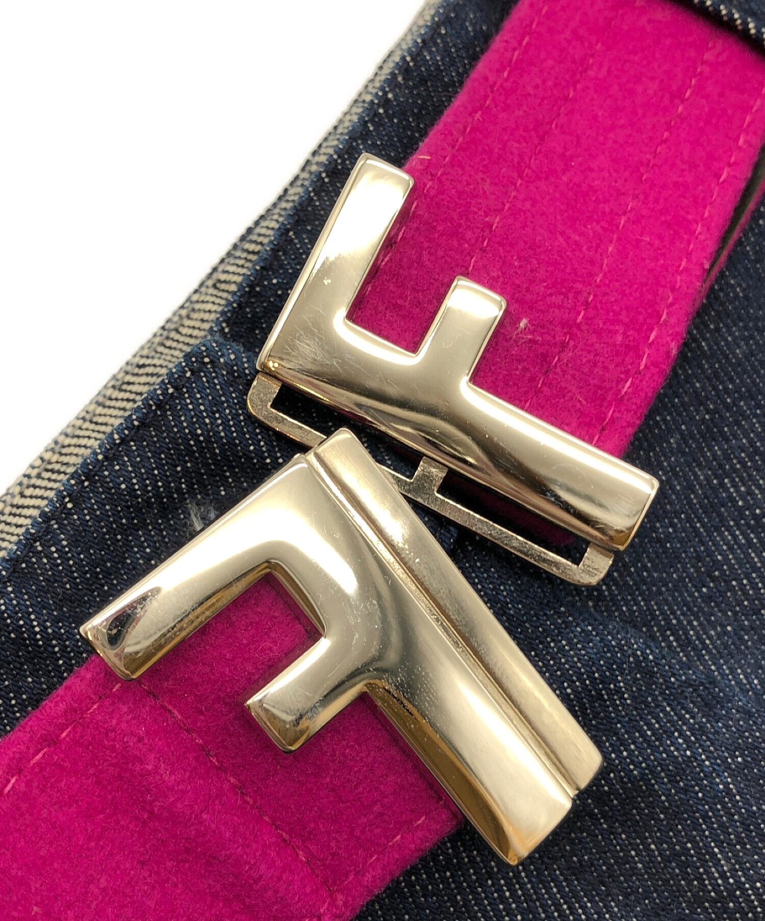 中古・古着通販】FENDI jeans (フェンディ ジーンズ) デニムスカート  