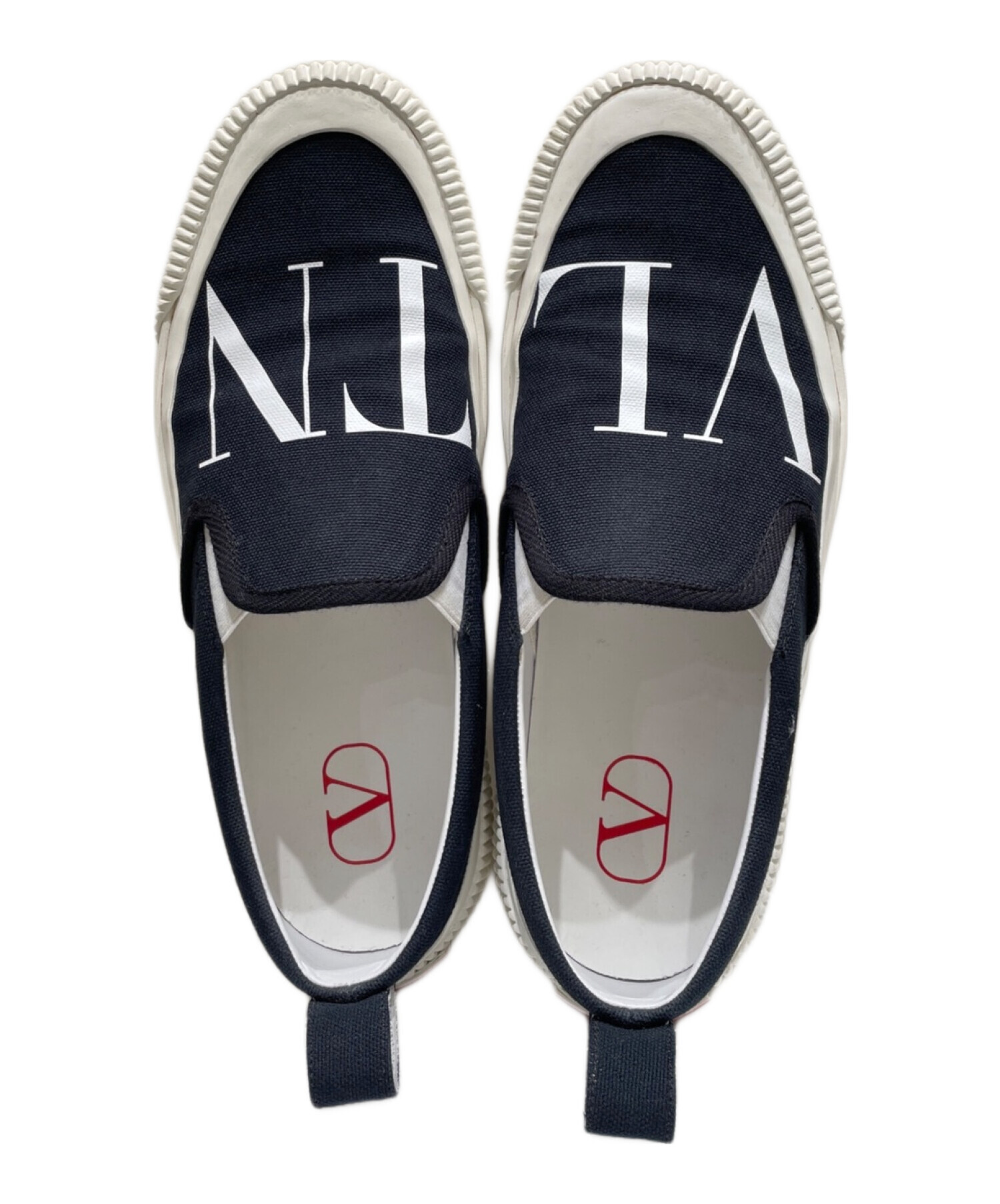 Valentino サンダル ヴァレンティノ VLTN ロゴ ラバーサンダル VLTN