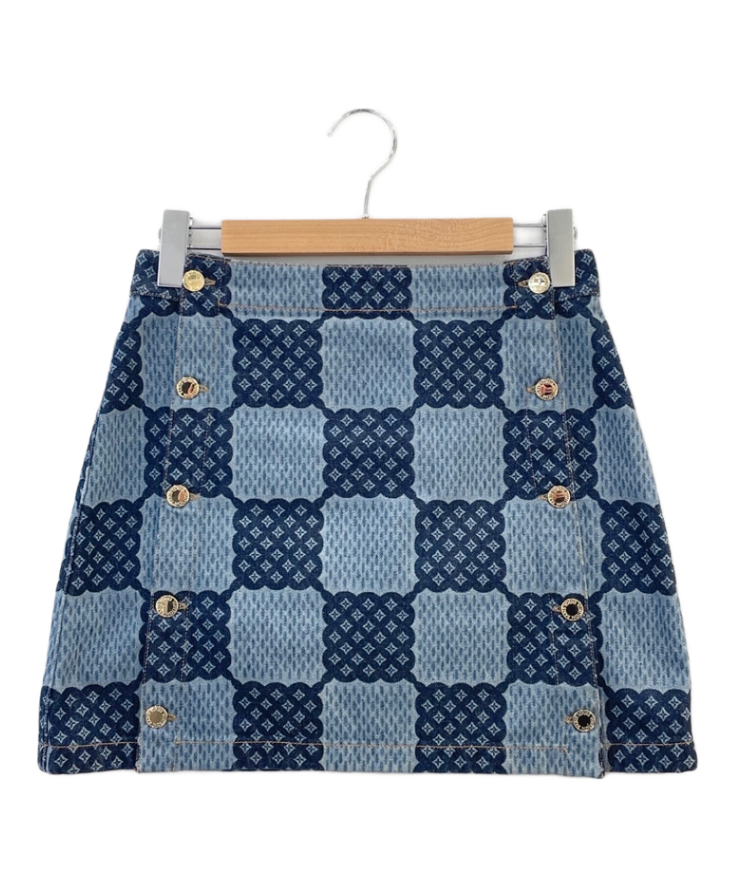 中古・古着通販】LOUIS VUITTON (ルイ ヴィトン) ダミエデニムミニ  
