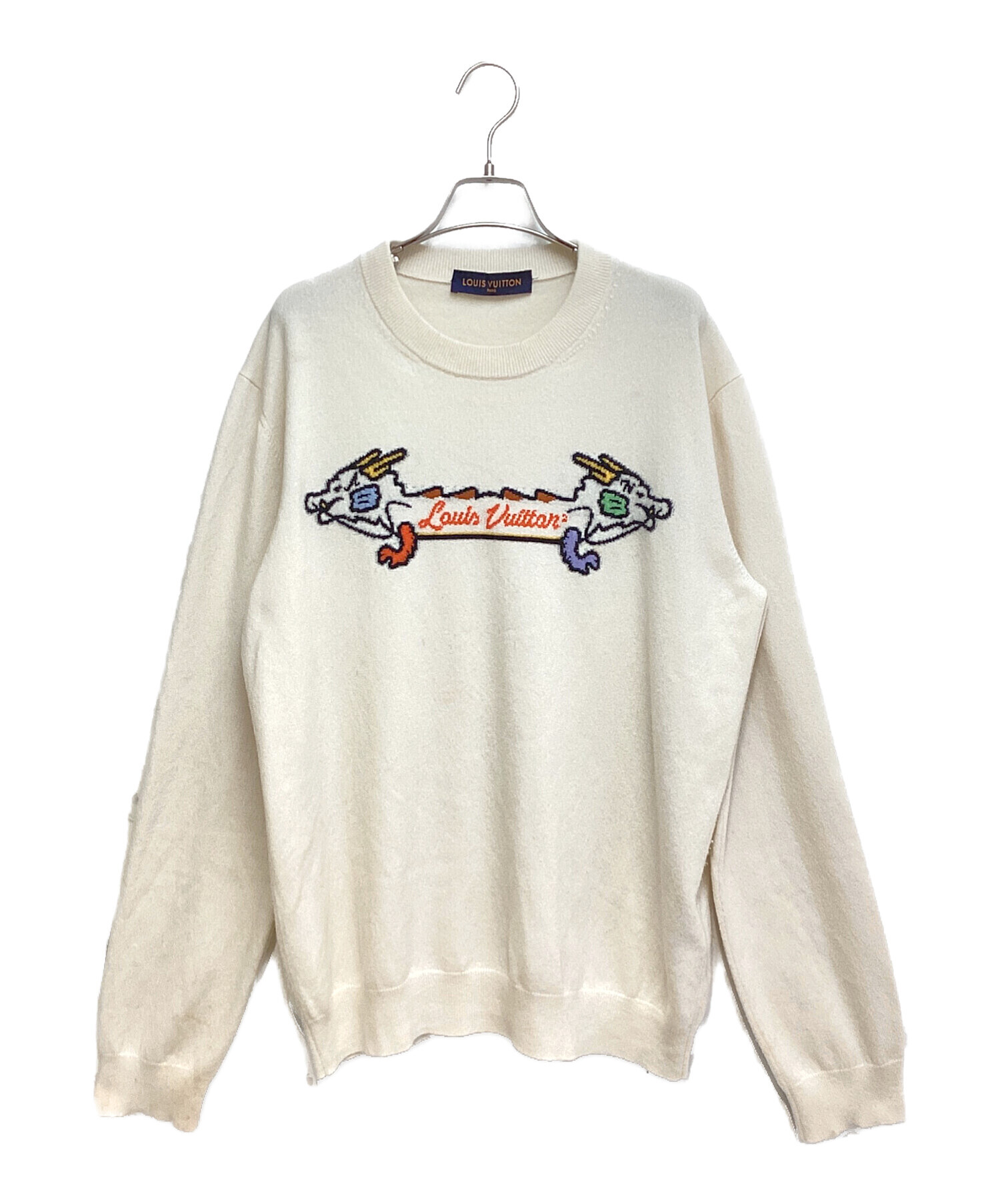 中古・古着通販】LOUIS VUITTON (ルイ ヴィトン) Dragon Intarsia Crew 